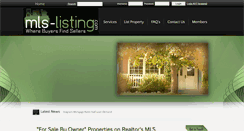 Desktop Screenshot of mls-listing.com