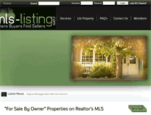 Tablet Screenshot of mls-listing.com